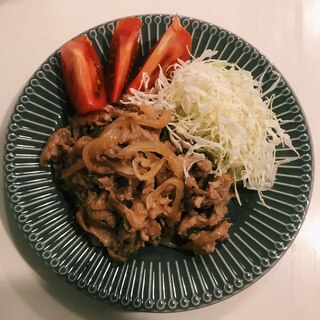 豚こま肉　生姜焼き